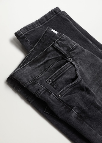 Coupe slim Jean MANGO TEEN en noir