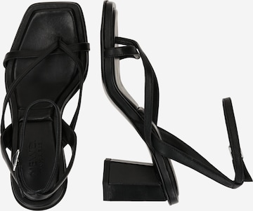 NEWD.Tamaris T-Bar Sandals in Black