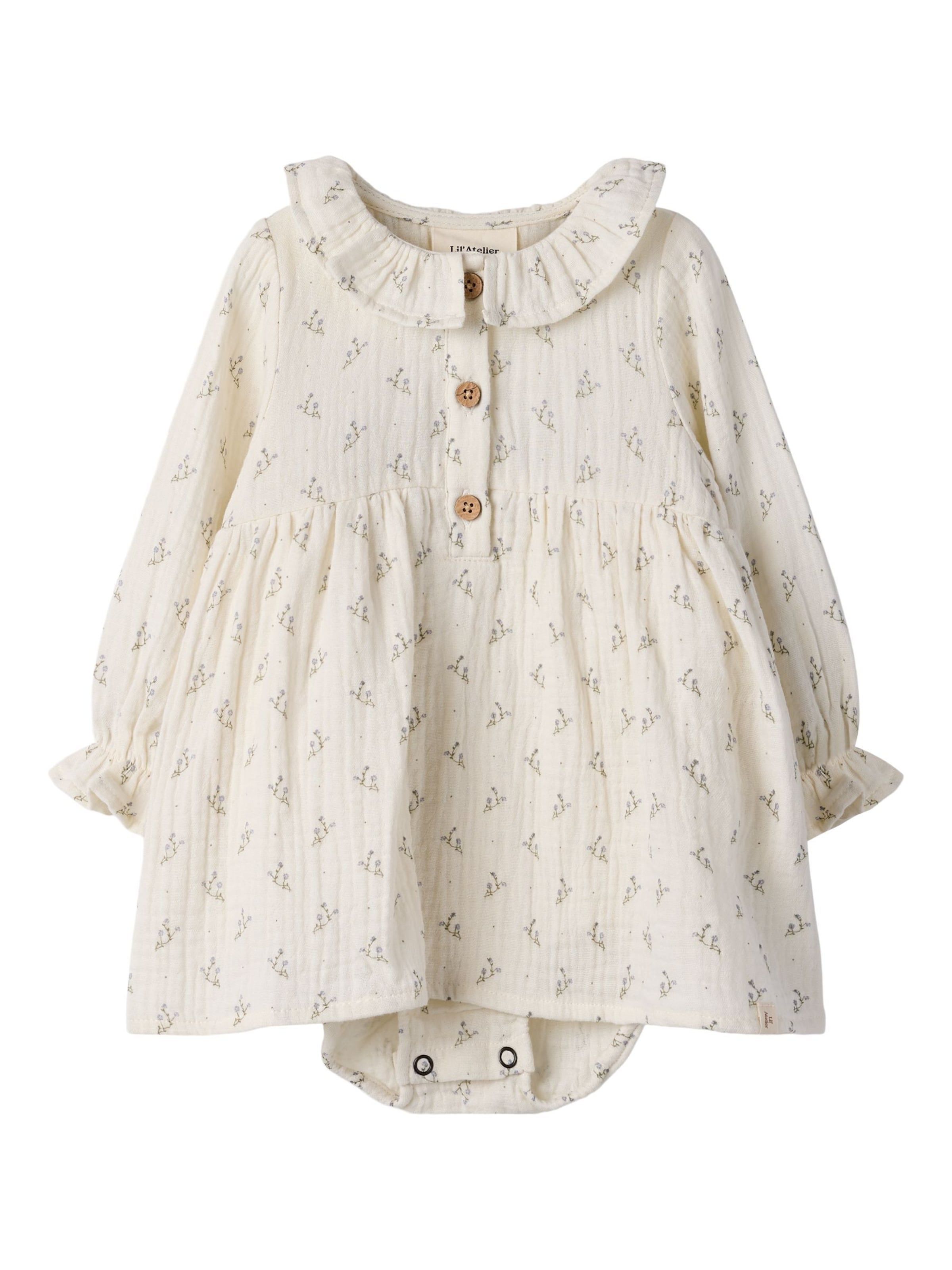 Lil'Atelier - Vestido en blanco: frente