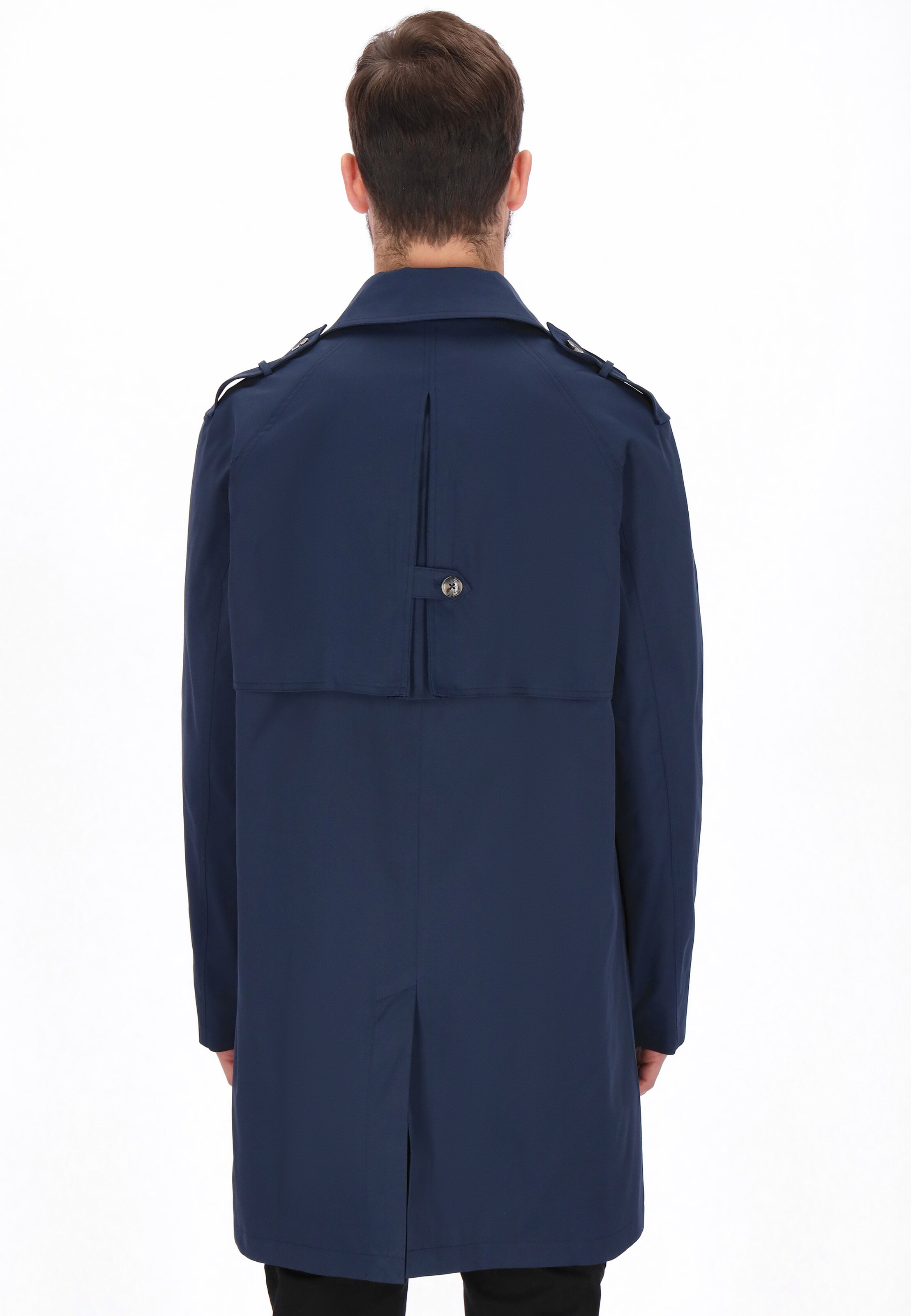 DreiMaster Klassik Between-Seasons Coat 'Classic' in Blue