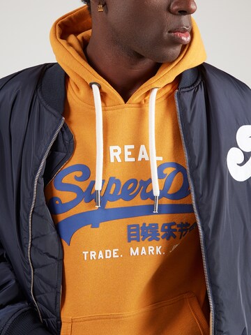 Superdry & Co Mikina 'CLASSIC' - Oranžová