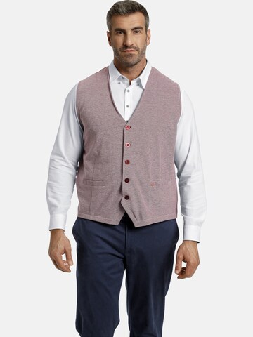 Charles Colby Vest 'Duke Davyn' in Red: front