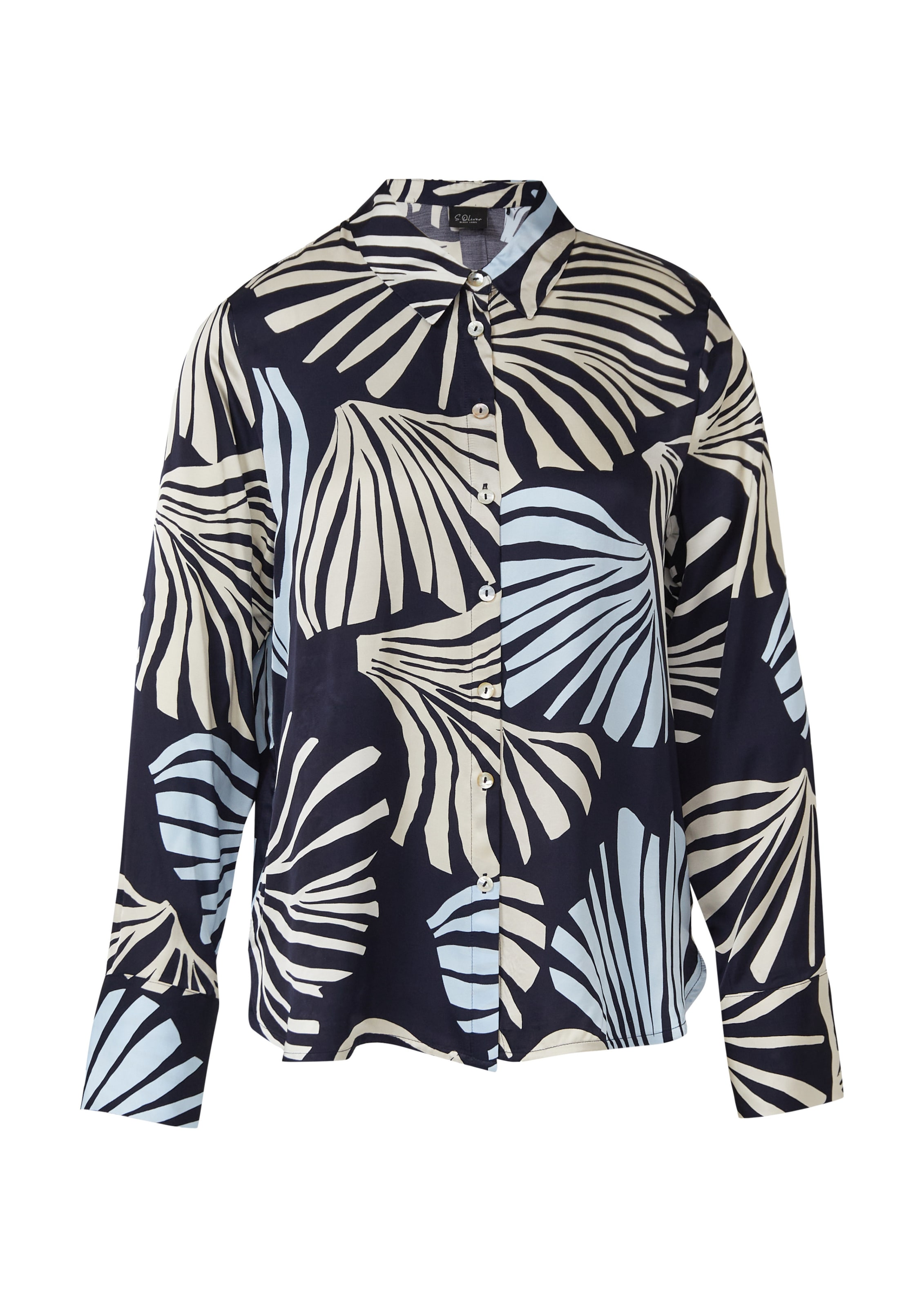 s.Oliver Bluse in Blau: Vorderseite