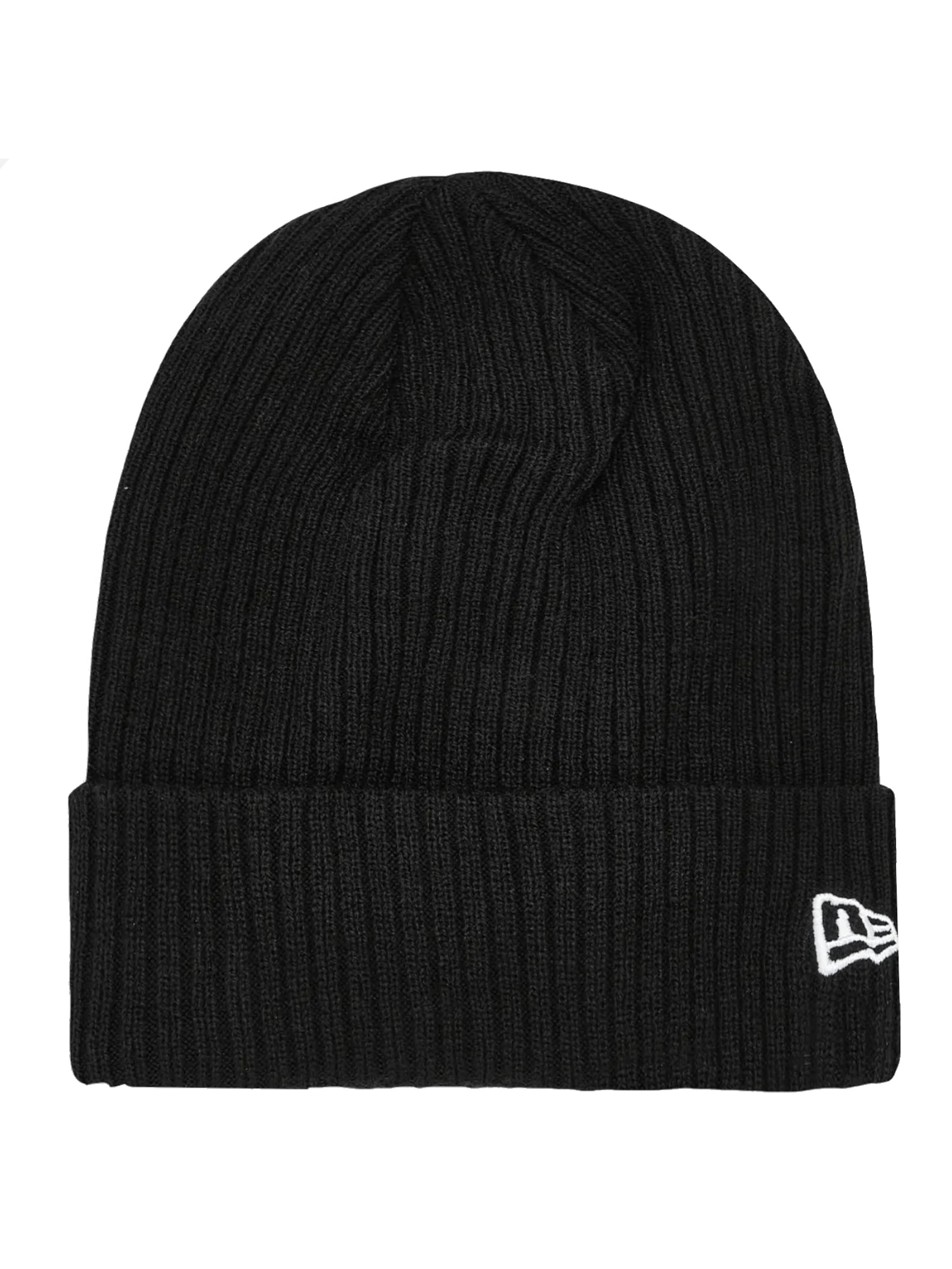 NEW ERA Beanie 'New Era Colour Cuff Beanie Hat' in Black: front