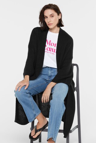 SENSES.THE LABEL Knit Cardigan in Black