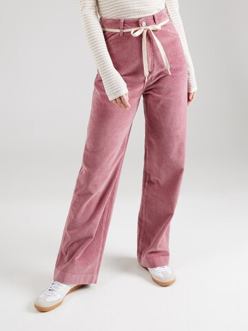 Dawn Wide leg Broek 'DEW' in Roze: voorkant