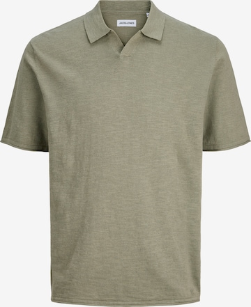 Jack & Jones Plus Μπλουζάκι 'JJKANE' σε πράσινο: μπροστά