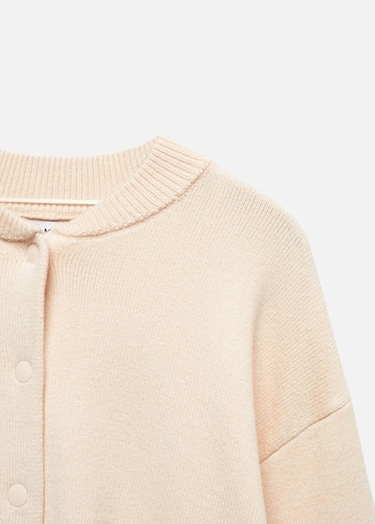 MANGO Knit Cardigan 'Nora' in Beige