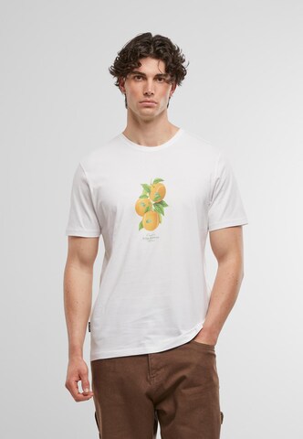 T-Shirt 'Vitamine Tennis' Cayler & Sons en blanc : devant