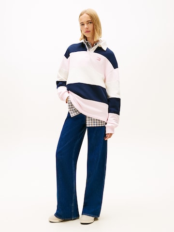 Tommy Jeans Szeroka nogawka Jeansy 'CLAIRE' w kolorze niebieski