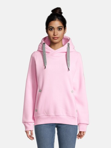 salzhaut Sweatshirt 'Sünn' in Pink: front