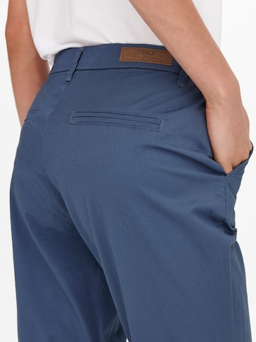 ONLY Slimfit Chinohose in Blau