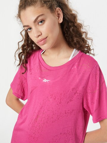 Reebok Funkčné tričko - ružová