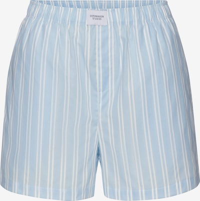 Pižaminės kelnės iš Copenhagen Studios, spalva – šviesiai mėlyna / balta, Prekių apžvalga