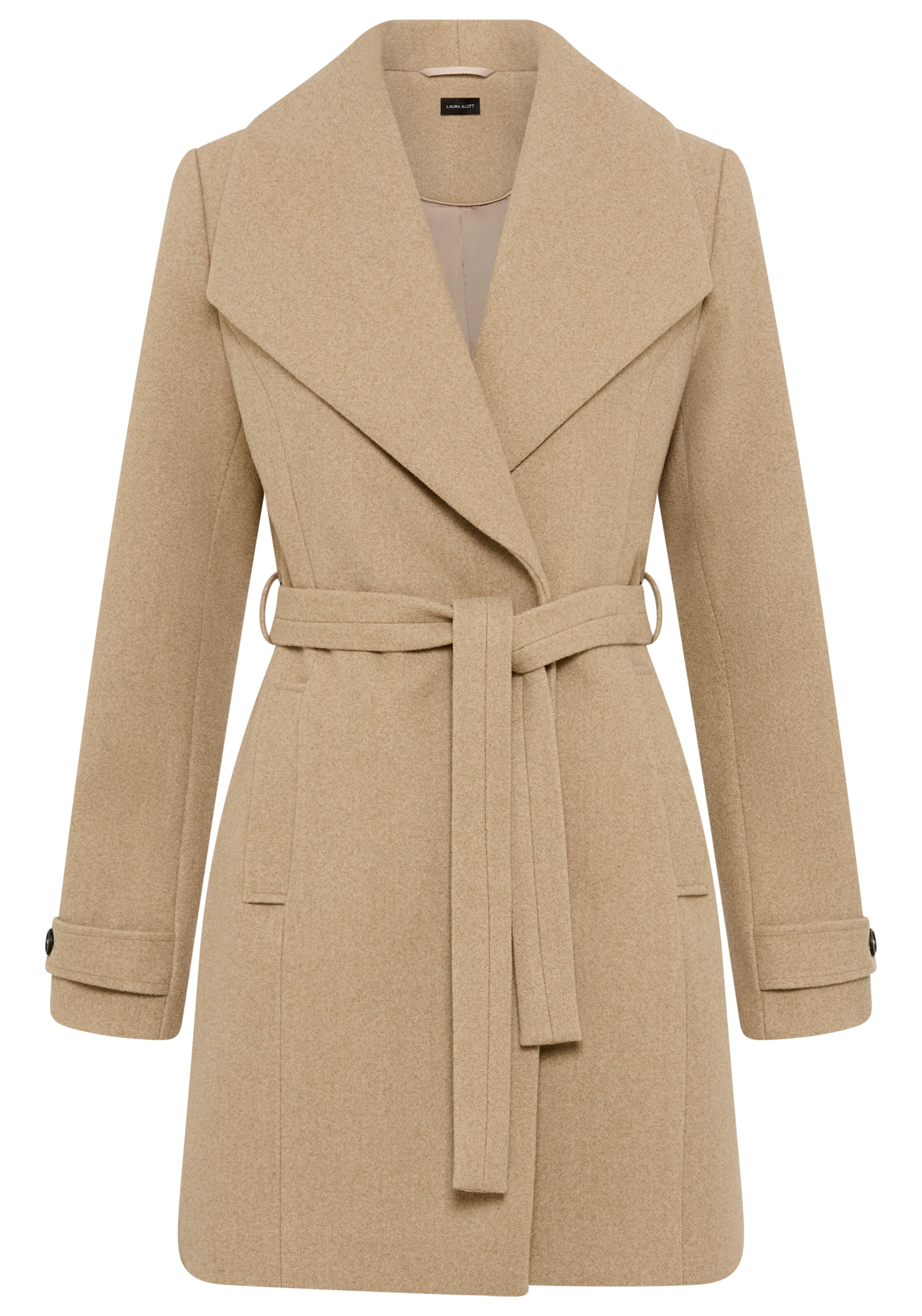 LAURA SCOTT Mantel in Beige: Vorderseite