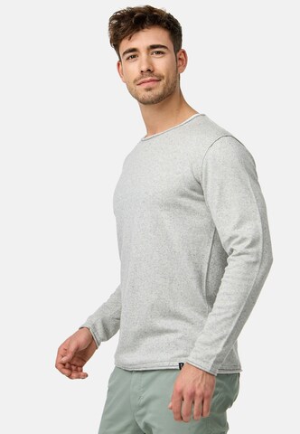 INDICODE JEANS Trui 'Cooper' in Grijs