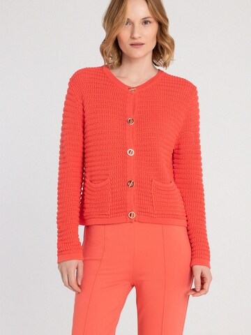 Cardigan MORE & MORE en orange : devant