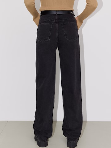 LeGer by Lena Gercke Wide leg Jeans 'Carla' in Black