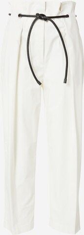 Loosefit Pantaloni con pieghe di 3.1 Phillip Lim in bianco: frontale