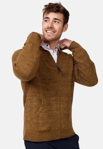 Vestes en maille 'Gage' INDICODE JEANS en marron