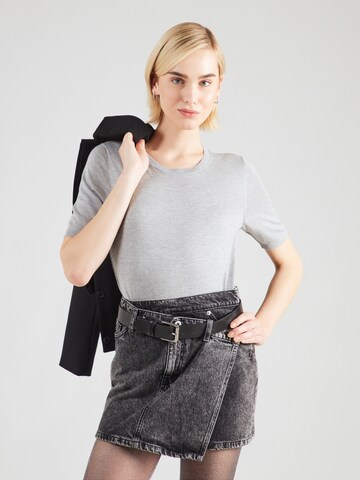 BOSS - Jersey 'Fiaffu' en gris: frente