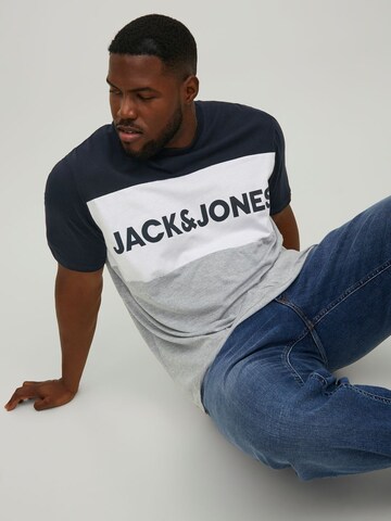 Jack & Jones Plus Shirt in Grijs