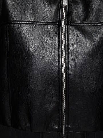 Veste mi-saison Pull&Bear en noir