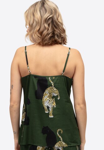 Cyberjammies Pajama Shirt 'Olive Cami' in Green