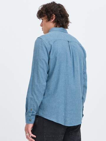 BLEND Regular fit Button Up Shirt 'Burley' in Blue