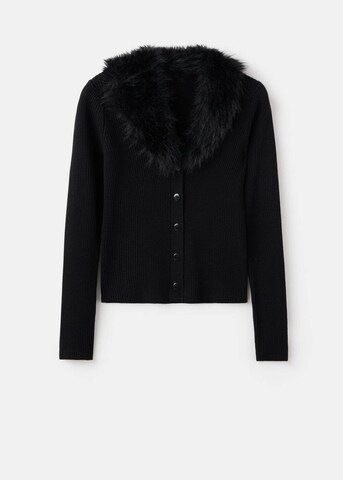 MANGO Knit Cardigan 'Maddie' in Black