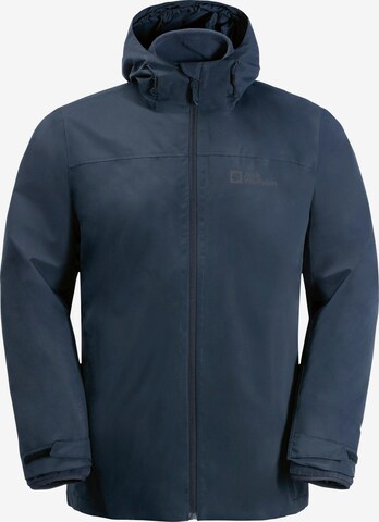 JACK WOLFSKIN Outdoor jacket 'Taubenberg' in Blue: front