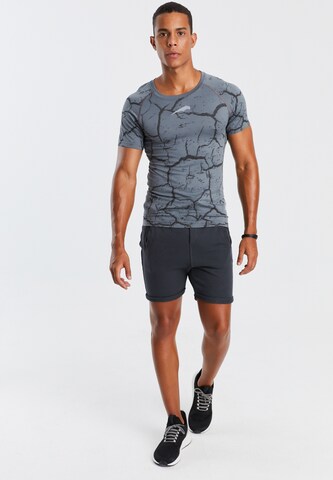 Leif Nelson Sport T-Shirt in Grau