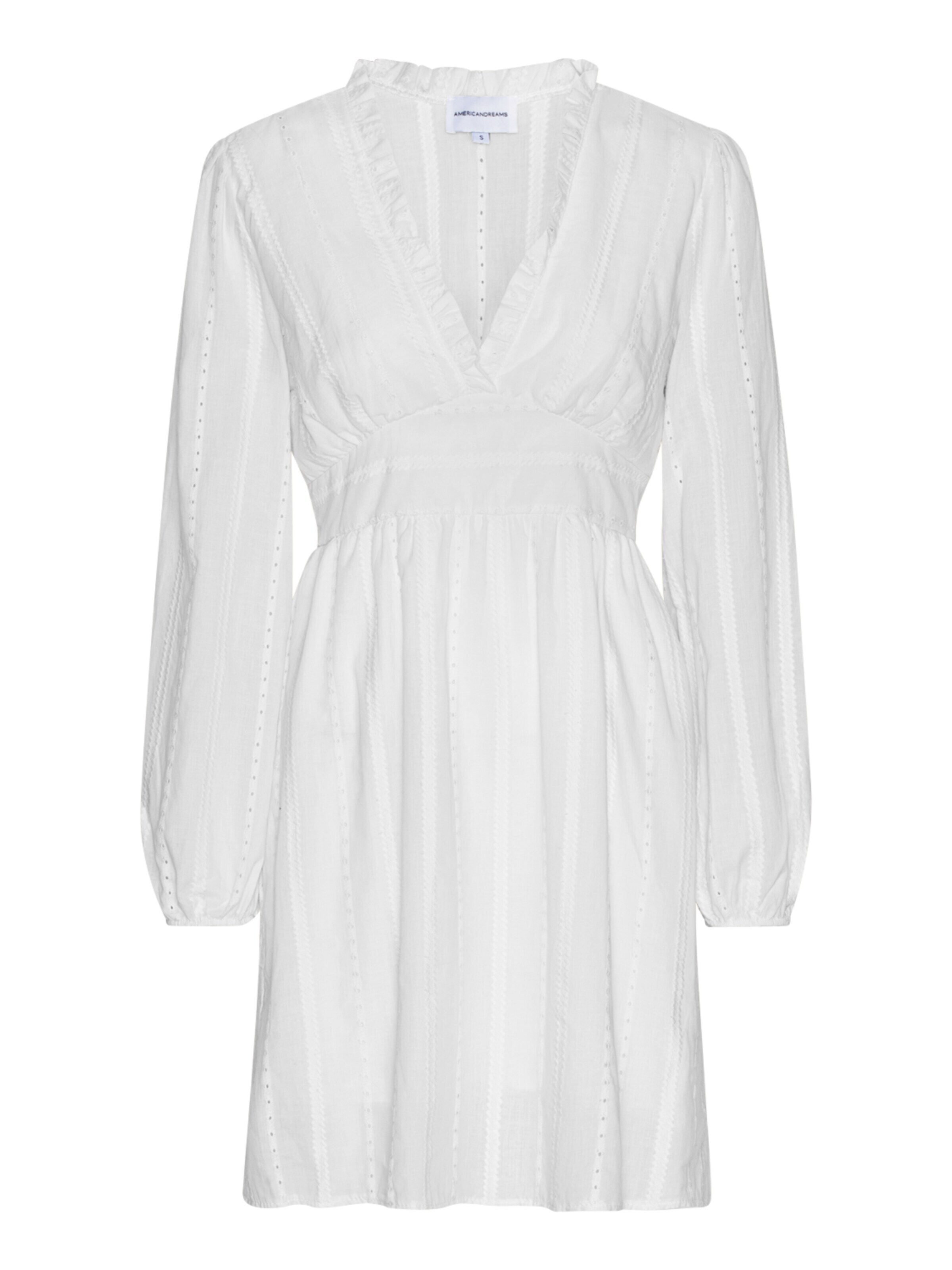 americandreams Kleid 'Umi'‌‌‌‌‌‌‌‌ in Weiß: Vorderseite