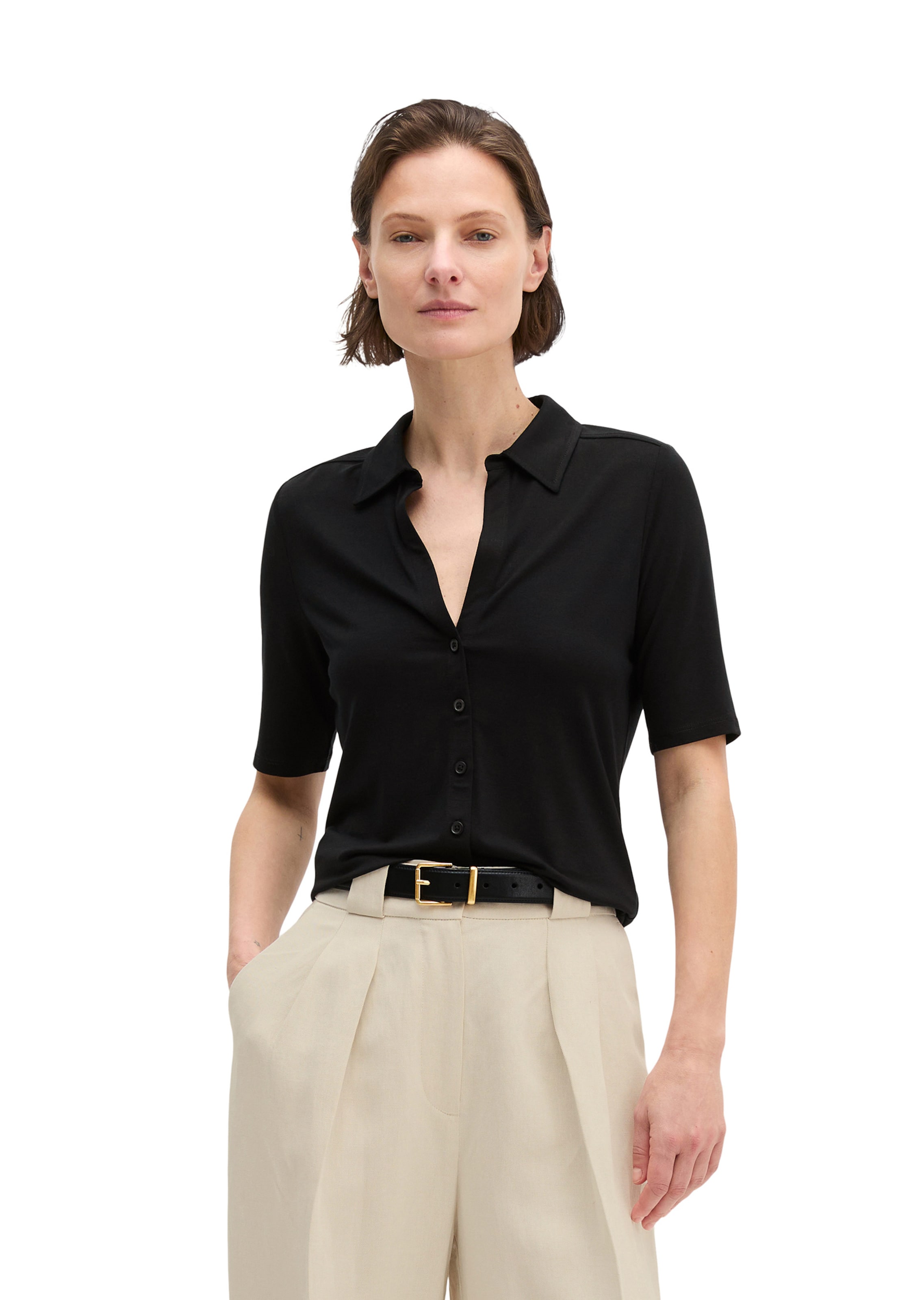 Marc O'Polo Blouse in Black: front