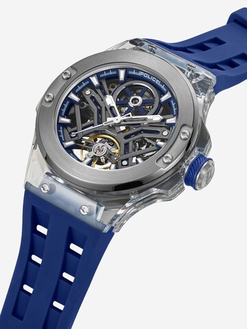 POLICE Analoog horloge ' Cyclone ' in Blauw