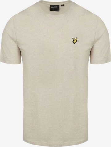 Lyle & Scott Shirt 'heather' in Weiß: Vorderseite