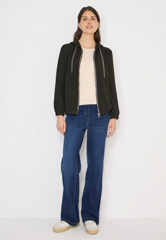 CECIL Zip-Up Hoodie in Green