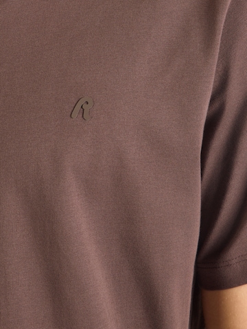 REPLAY T-shirt i brun
