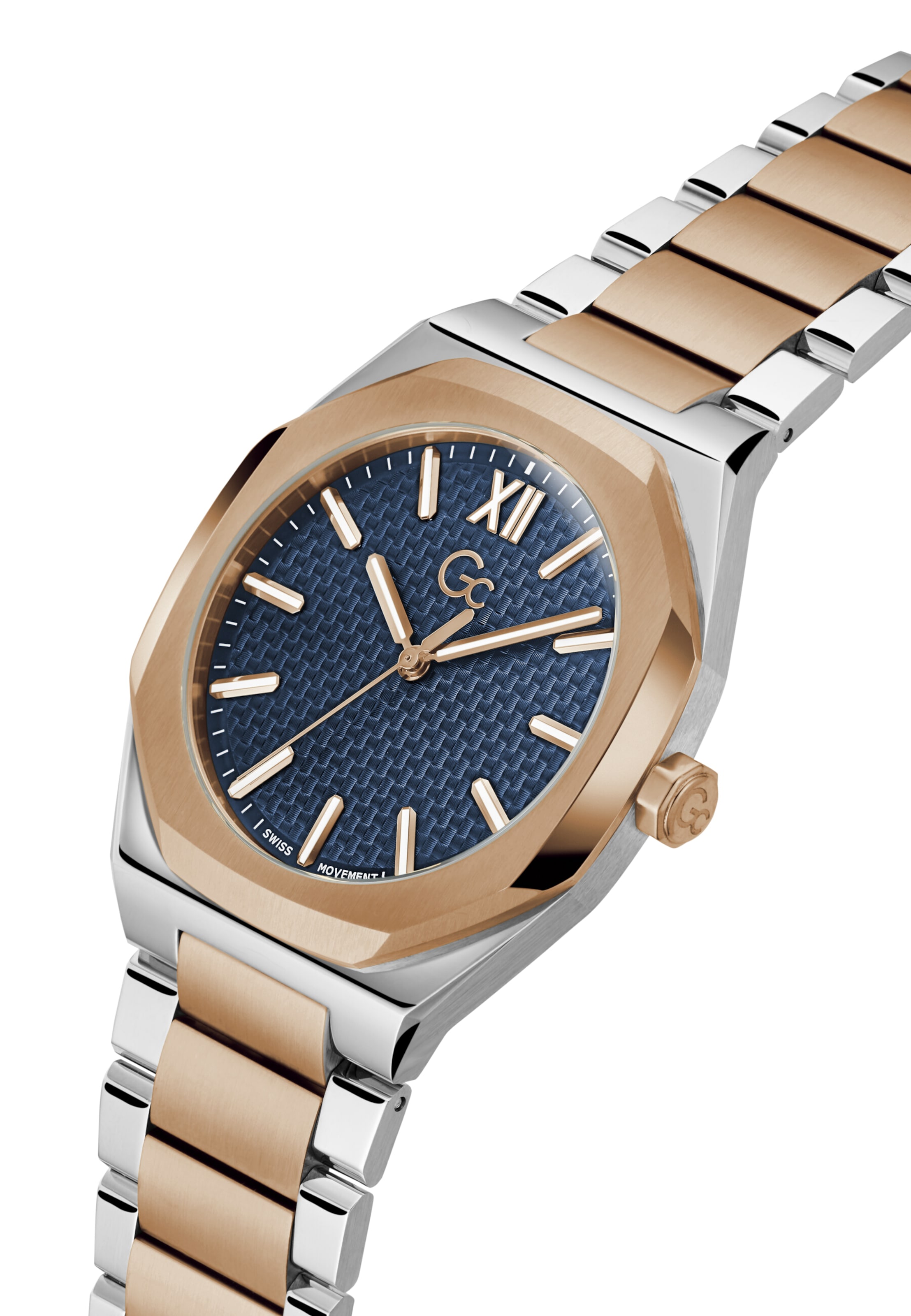 Gc Analog Watch 'Coussin Sleek' in Silver