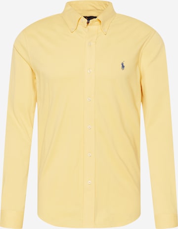 Polo Ralph Lauren Slim fit Button Up Shirt in Yellow: front