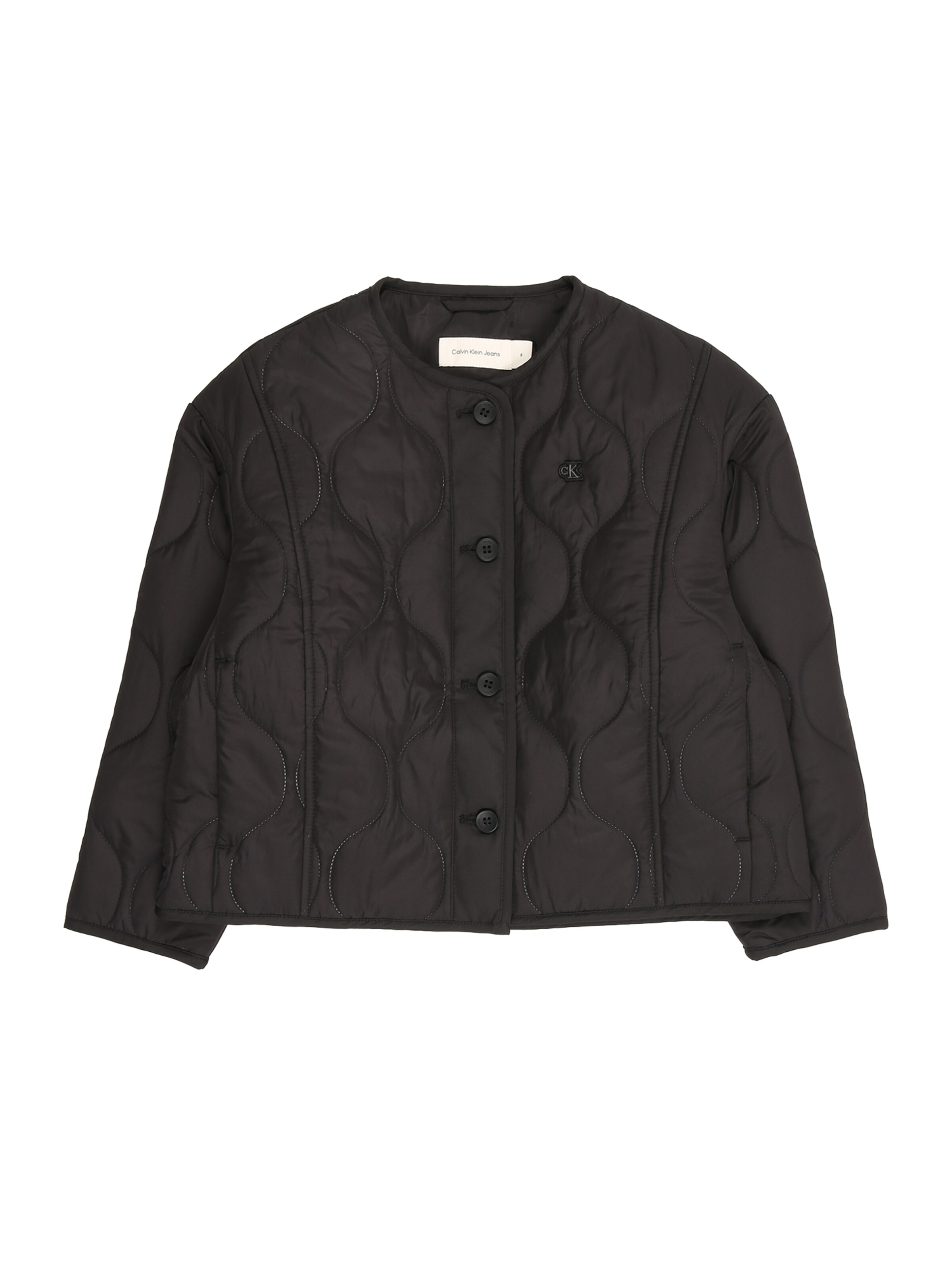 Calvin Klein Jeans Övergångsjacka i svart: framsida