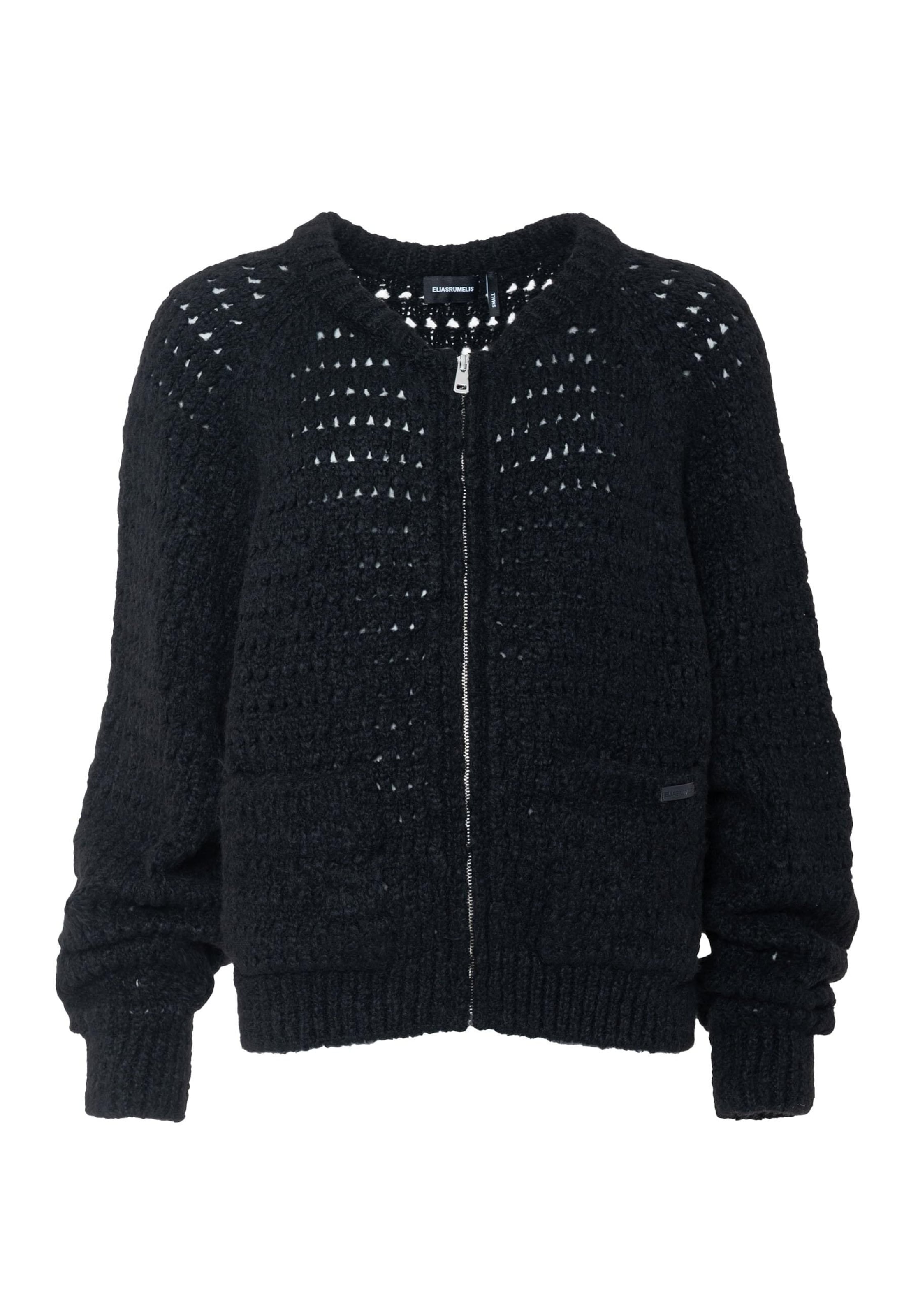 Elias Rumelis Kardigan 'EVIE ' – černá: přední strana