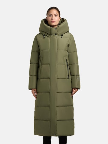 Manteau d’hiver 'Soulani5 Matt' khujo en vert : devant