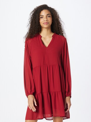 OBJECT فستان 'Mila' بلون أحمر: الأمام
