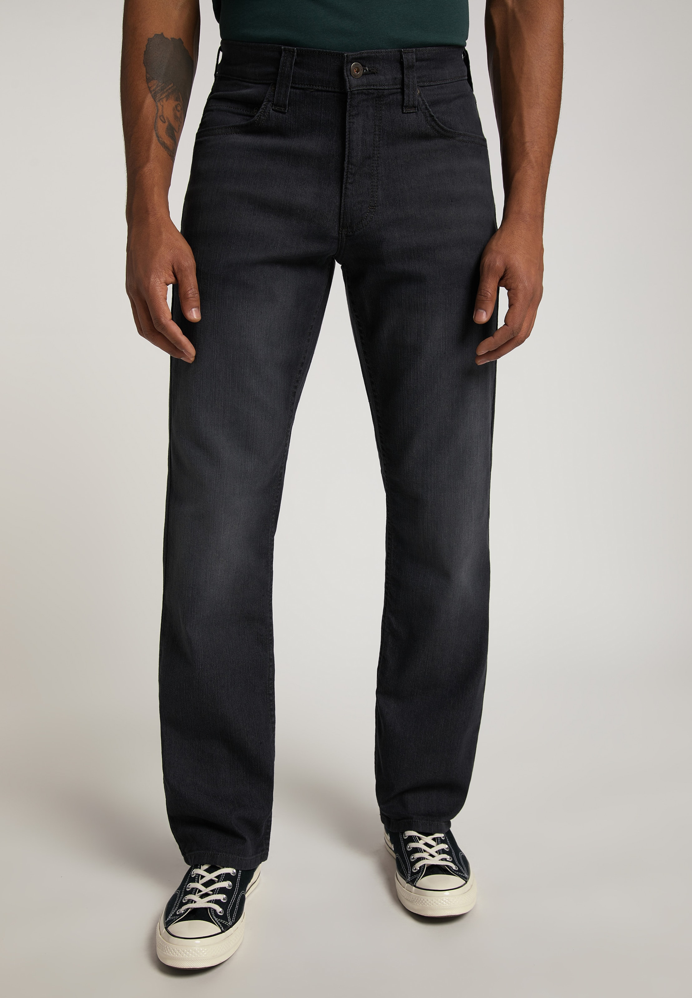 Männer Große Größen MUSTANG Jeans 'Big Sur' in Schwarz - AS92993