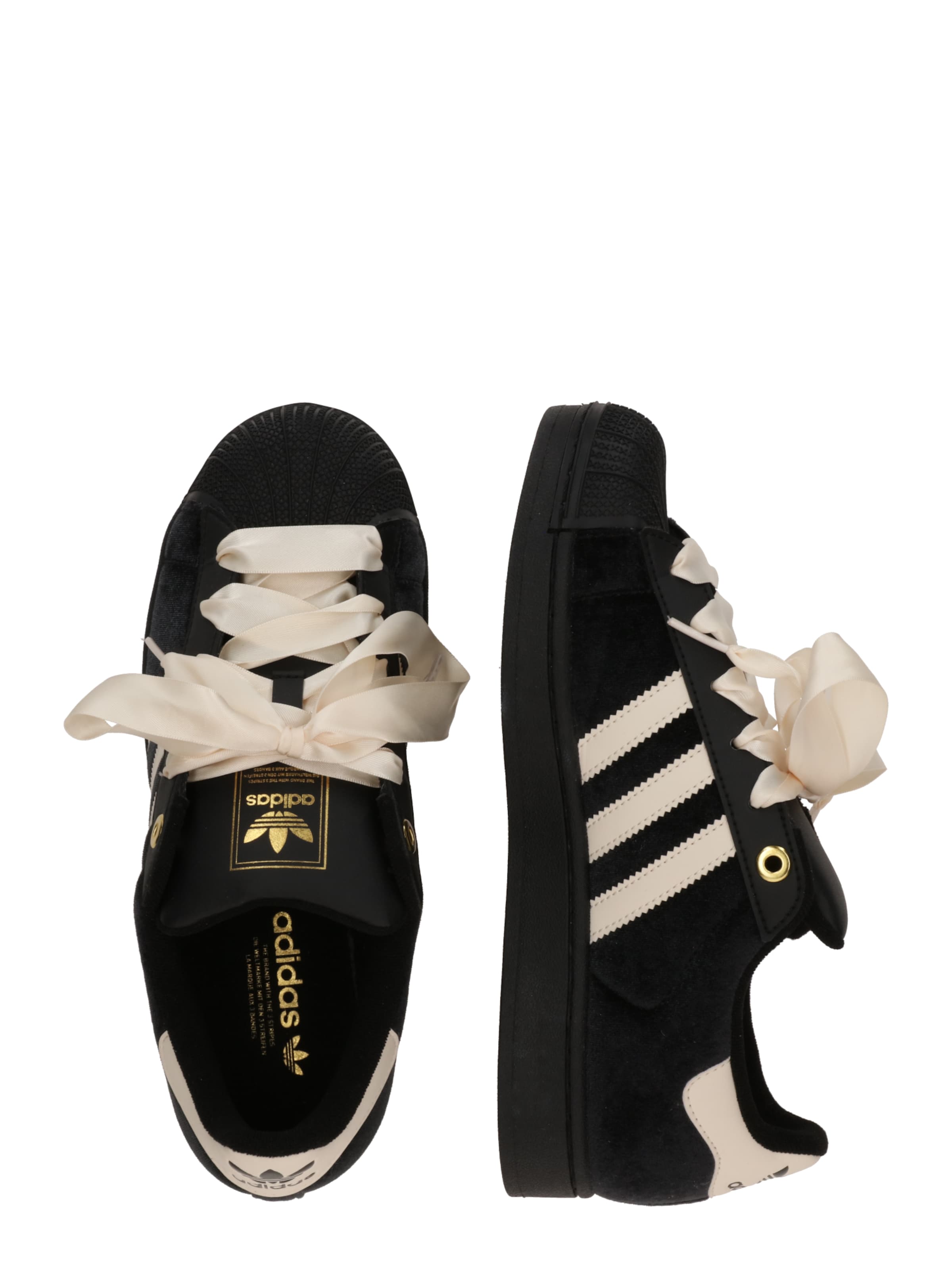 ADIDAS ORIGINALS Nizke superge 'SUPERSTAR II' | črna barva