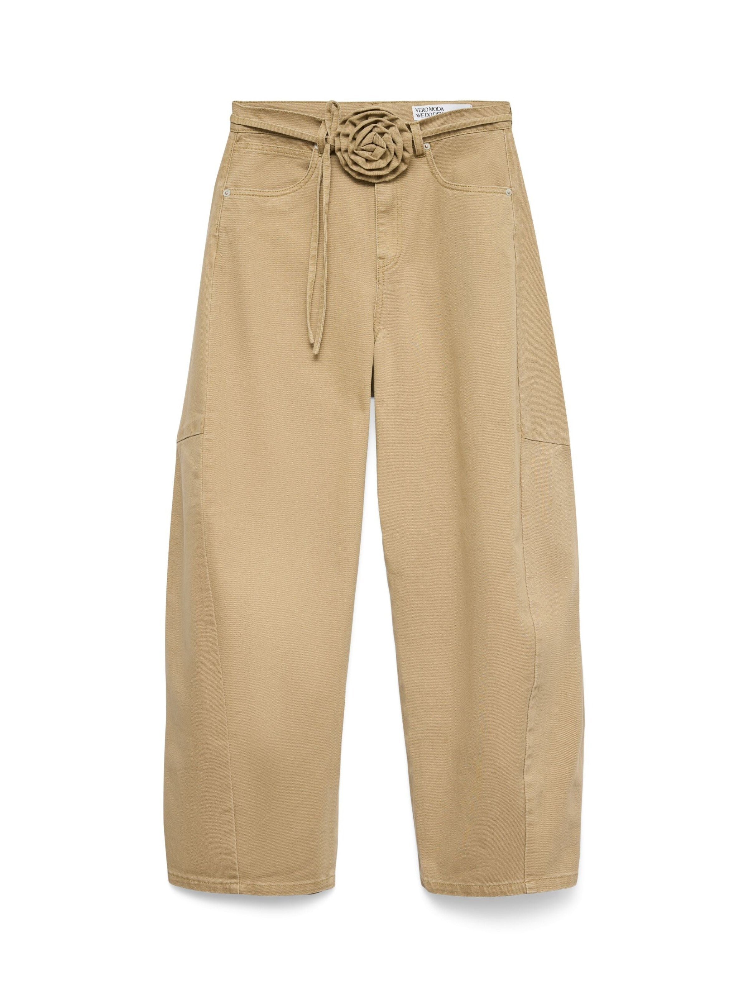 VERO MODA Wide Leg Jeans '10343028' i beige: forside