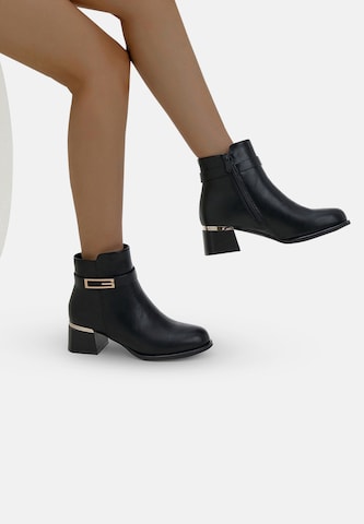 Ankle boots di Elara in nero