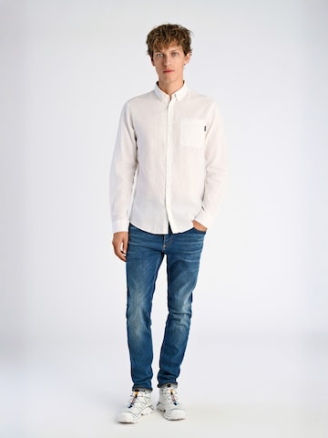 Lindbergh Regular fit Button Up Shirt in White