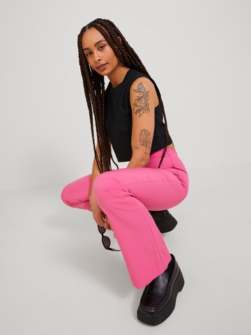 JJXX Flared Trousers 'Mynte' in Pink